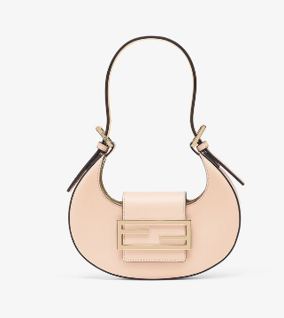 Fendi Cookie pink leather mini bag 8BS065A