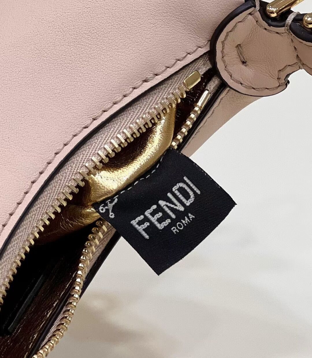 Fendi Nano Fendigraphy Pink leather charm 7AS089A