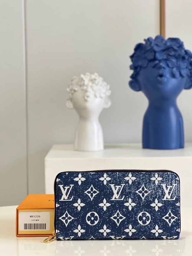 Louis Vuitton ZIPPY wallet M81226 Navy Blue