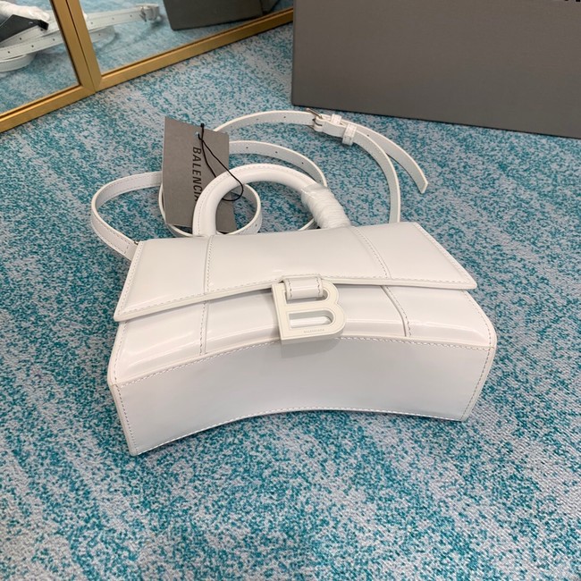 Balenciaga HOURGLASS SMALL TOP HANDLE BAG B108895C white