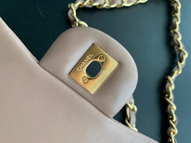 Chanel Flap Lambskin Shoulder Bag AS1115 Taupe