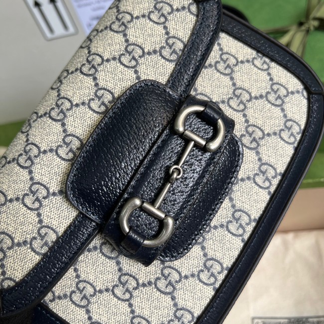 Gucci Horsebit 1955 GG mini bag 658574 blue