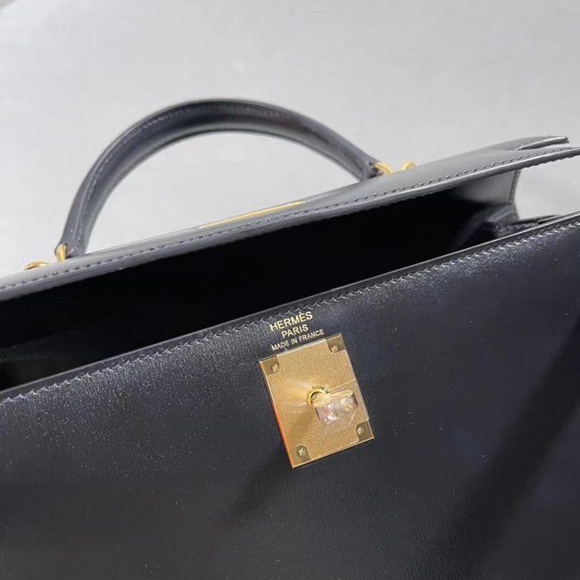 Hermes BOX Leather KL28 black