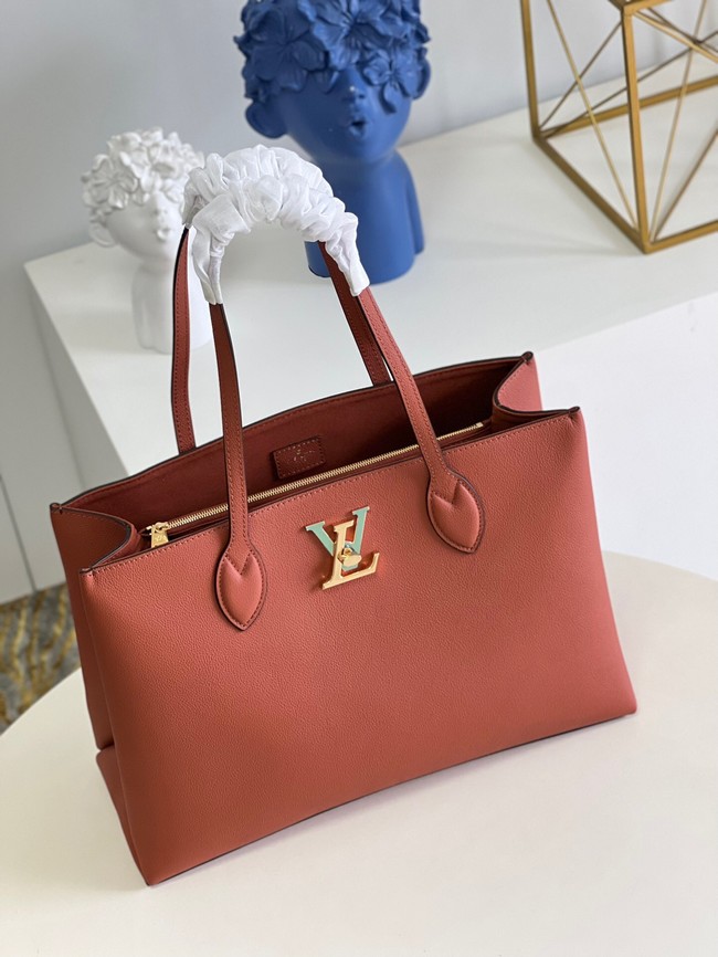 Louis vuitton LOCKME SHOPPER M58927 Chataigne Brown