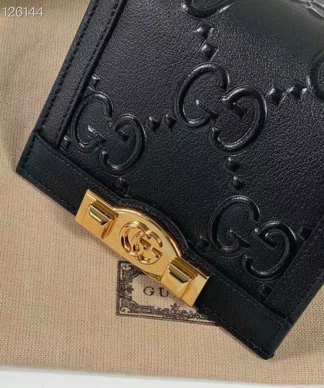 Gucci GG card case wallet 676150 black