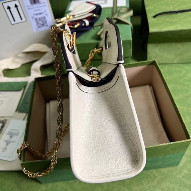 Gucci Ophidia small tote with Web 693724 white