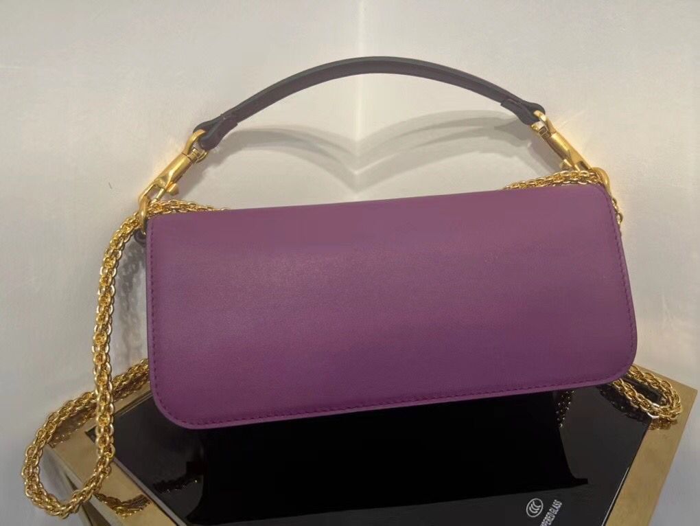 VALENTINO GARAVANI Loco Calf leather bag 2B0K30 purple