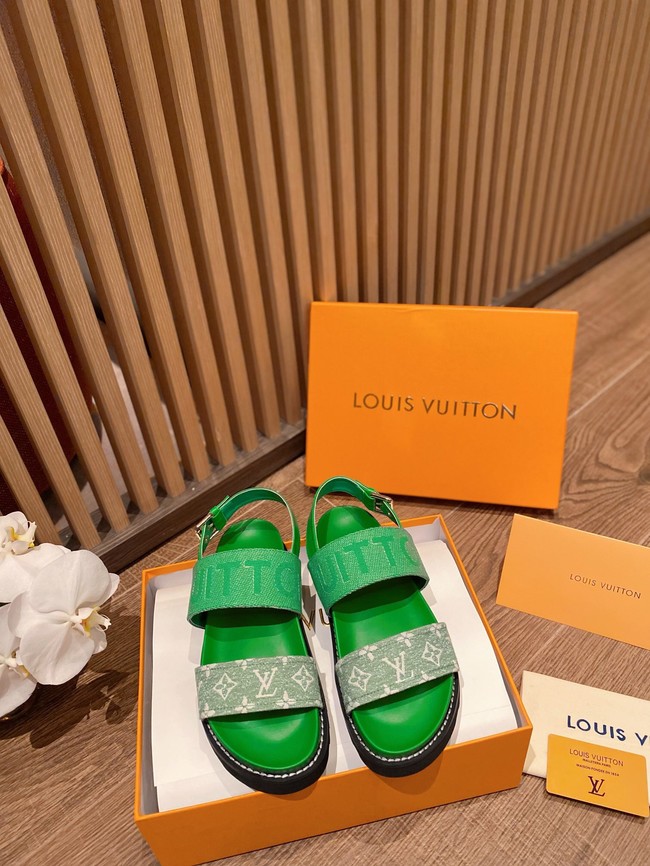 Louis Vuitton SANDAL 91082-3 Heel 2CM