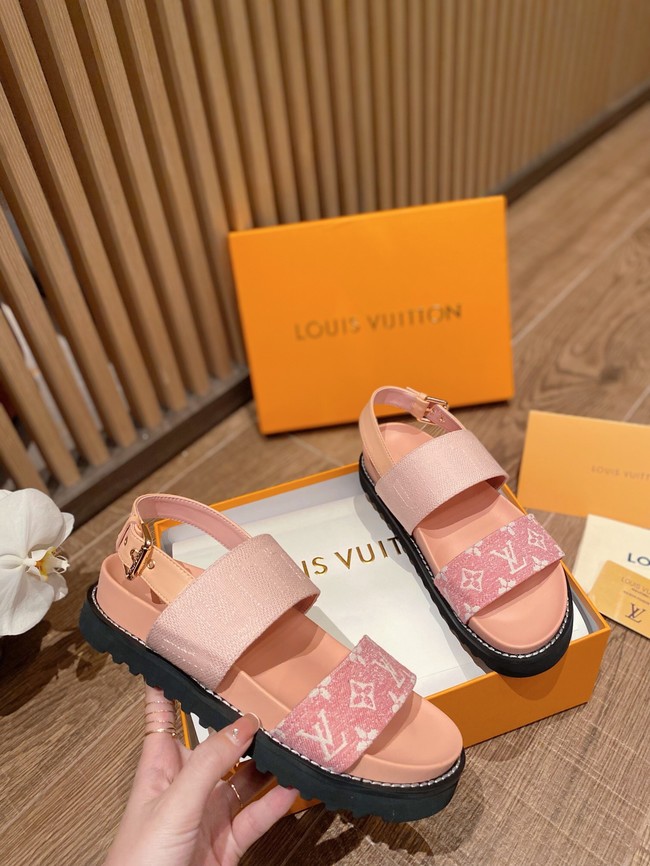 Louis Vuitton SANDAL 91082-4 Heel 2CM