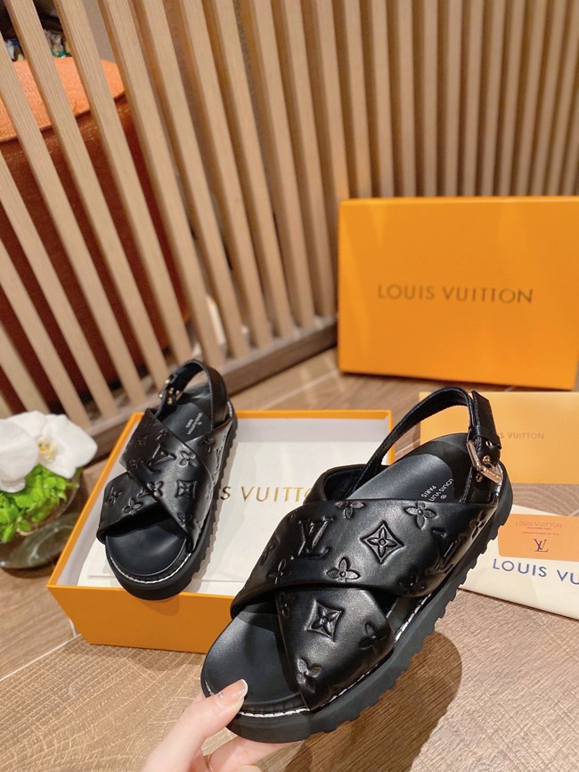 Louis Vuitton SANDAL 91083-2 Heel 2CM