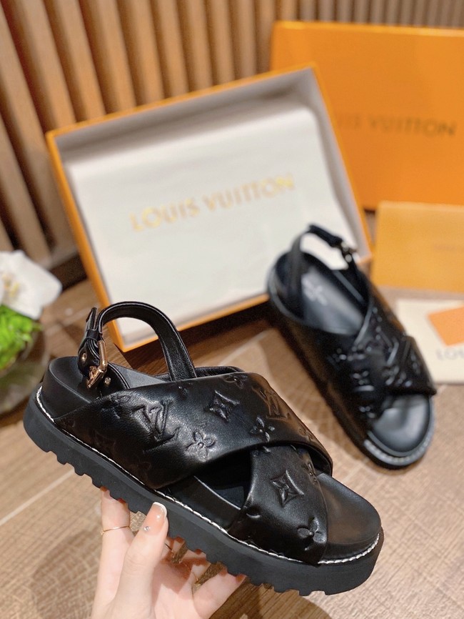 Louis Vuitton SANDAL 91083-2 Heel 2CM