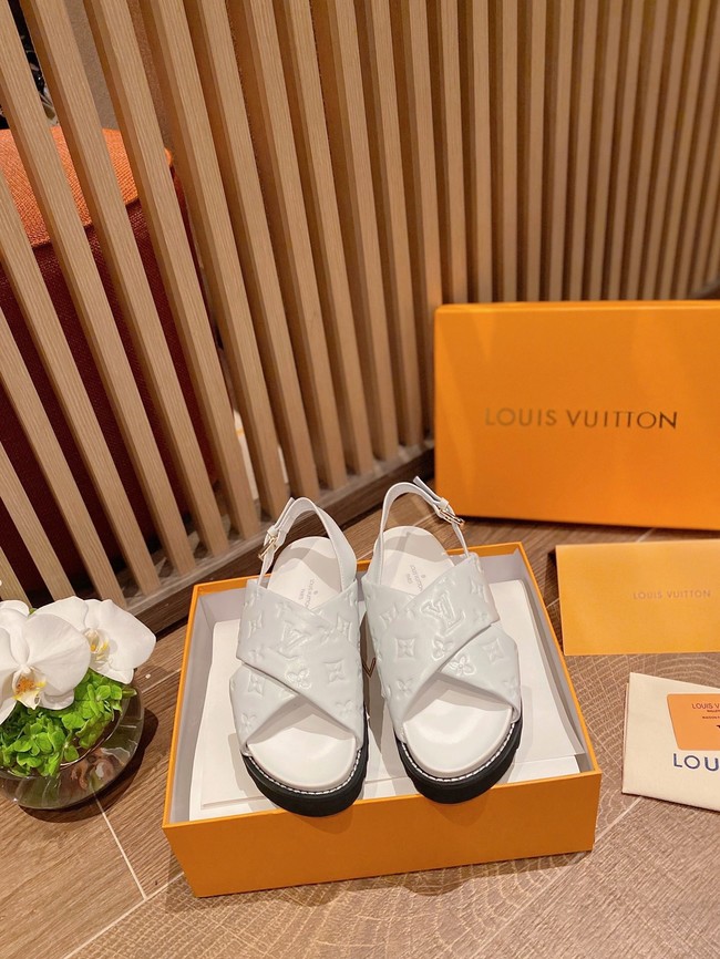 Louis Vuitton SANDAL 91083-3 Heel 2CM