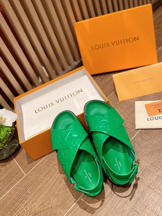 Louis Vuitton SANDAL 91083-5 Heel 2CM