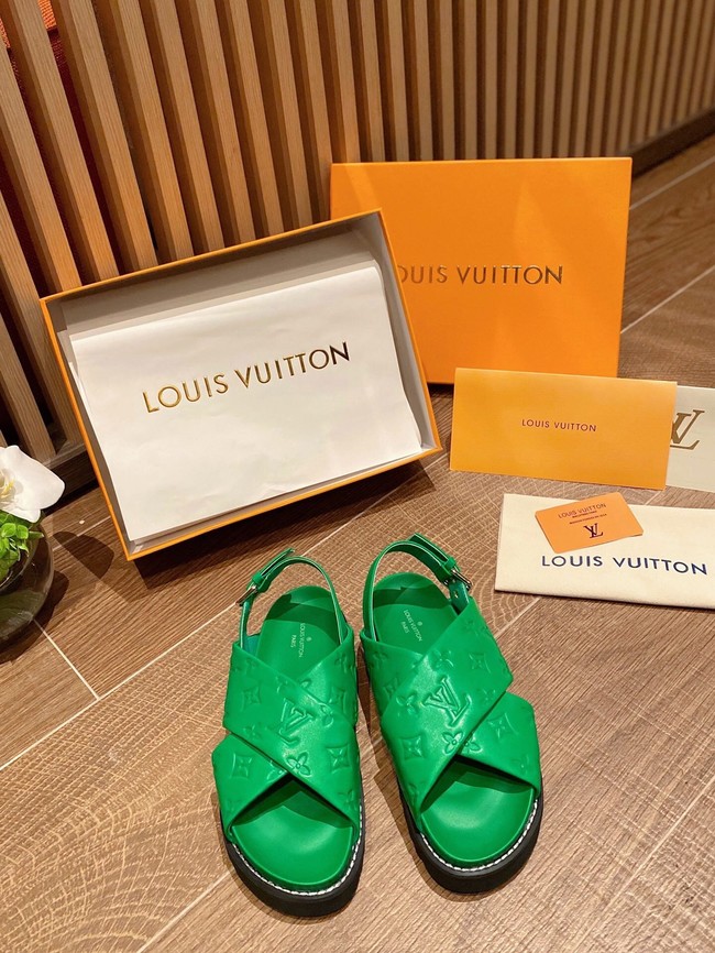 Louis Vuitton SANDAL 91083-5 Heel 2CM