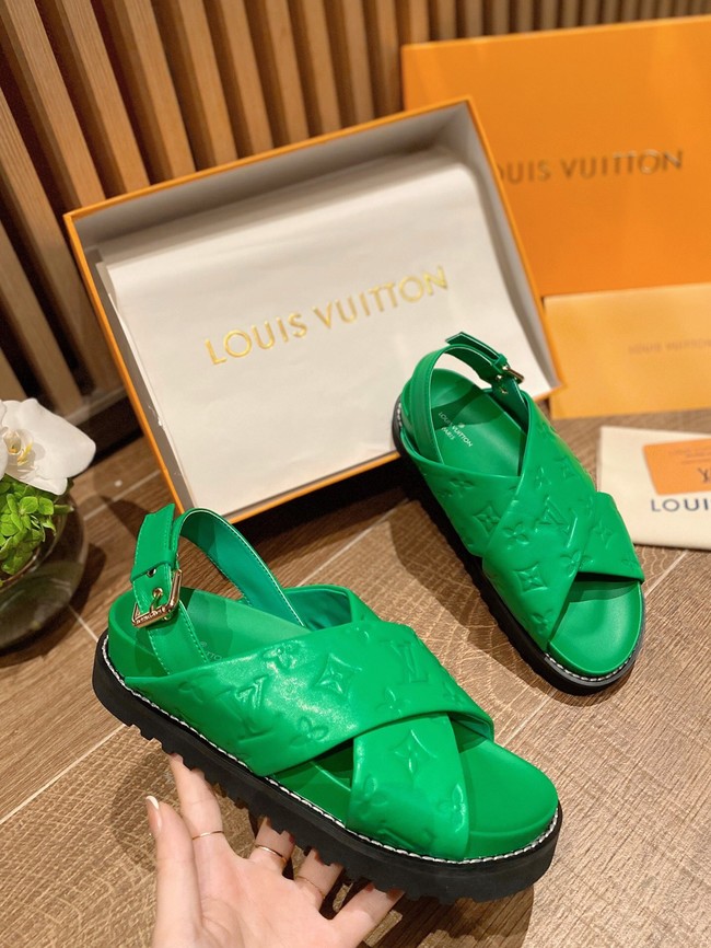 Louis Vuitton SANDAL 91083-5 Heel 2CM