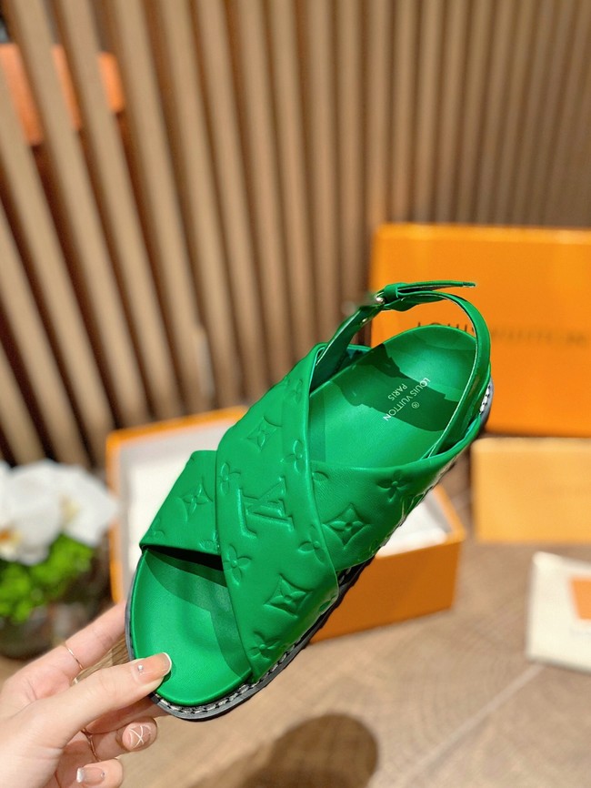 Louis Vuitton SANDAL 91083-5 Heel 2CM