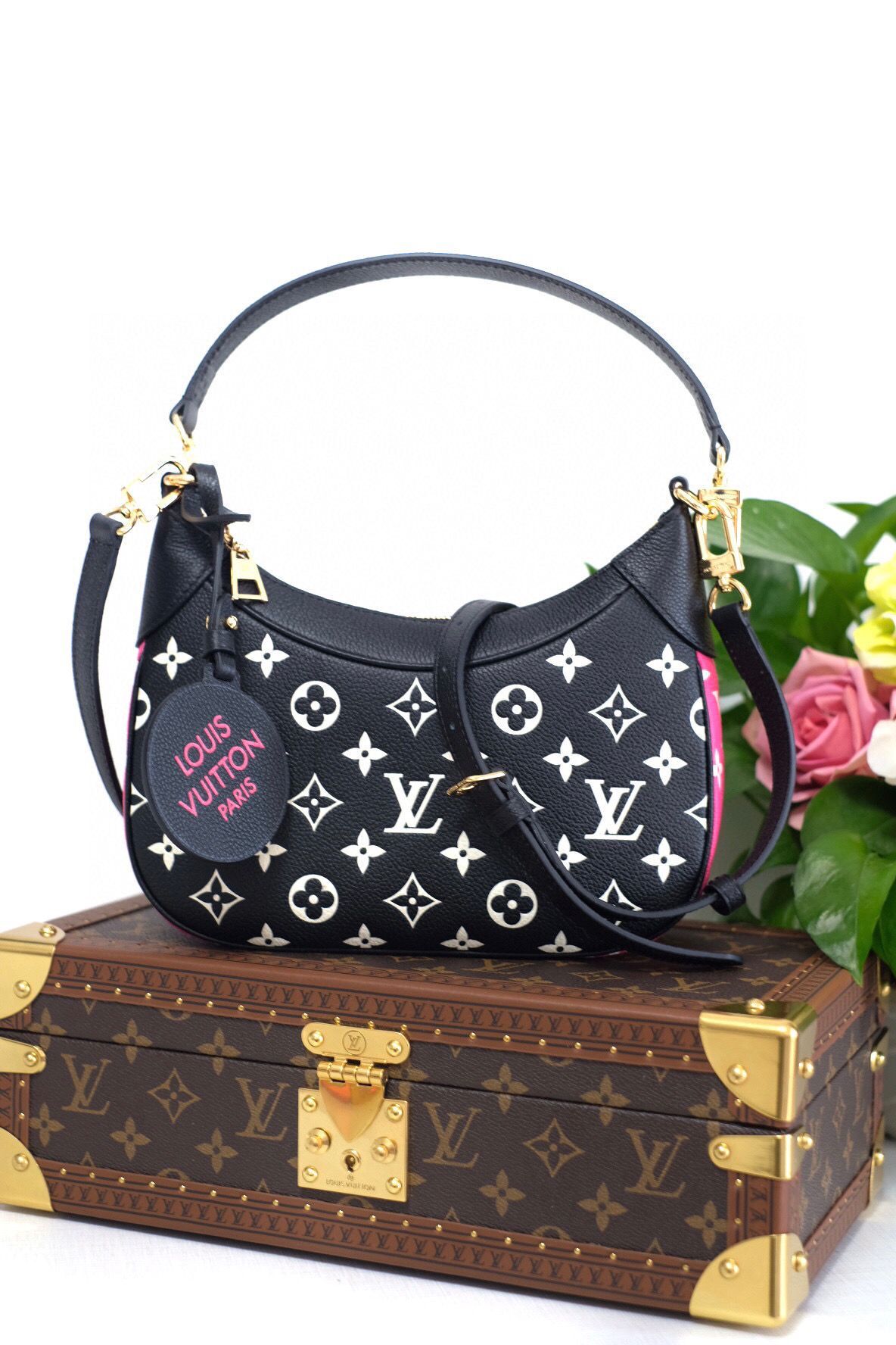 Louis Vuitton Original Leather Bagatelle M46091 Black