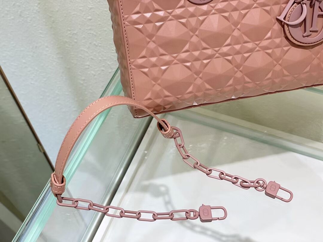 MEDIUM LADY DIOR BAG Cannage Lambskin C2811 pink