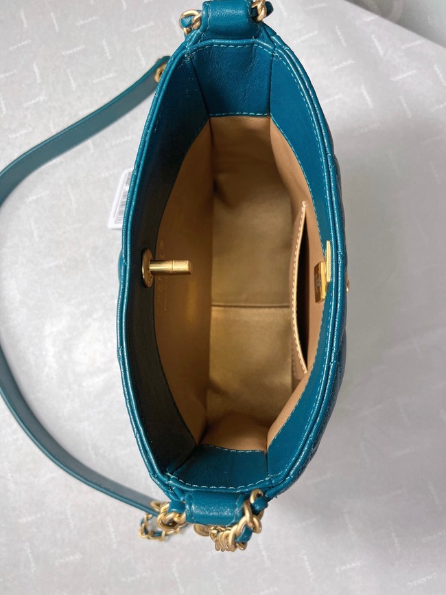 Chanel Calfskin Shoulder Bag AS3111 blue