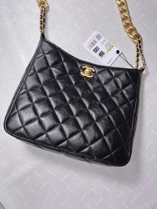 Chanel Calfskin Shoulder Bag AS3112 black