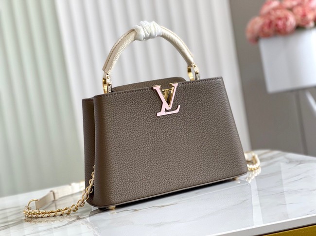 Louis Vuitton CAPUCINES BB M57227 Smokey Brown Green