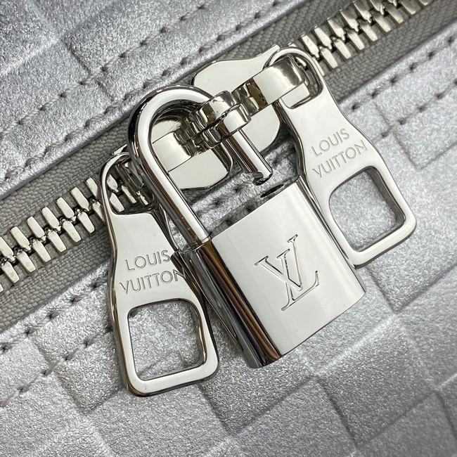 Louis Vuitton KEEPALL BANDOULIERE 55 M58041 silver