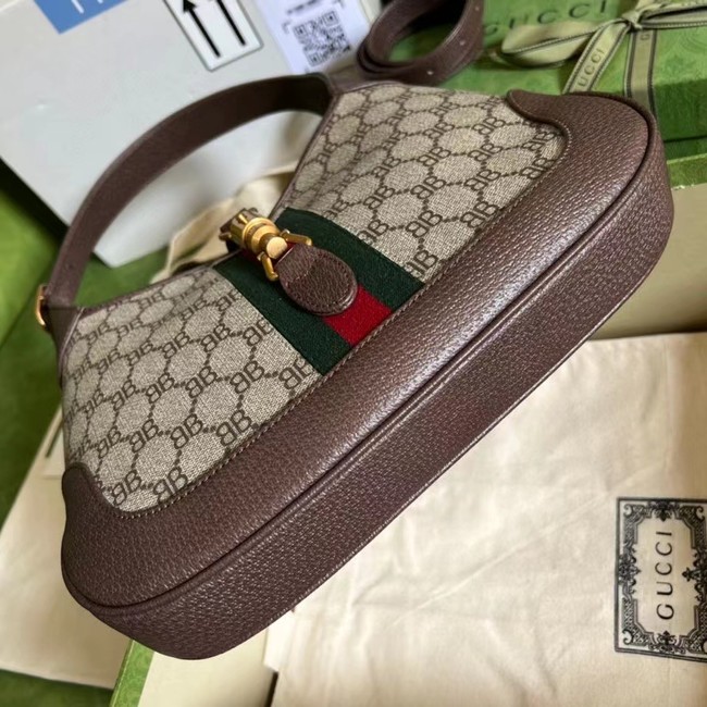 Gucci The Hacker Project small Jackie 1961 bag 636706 Brown