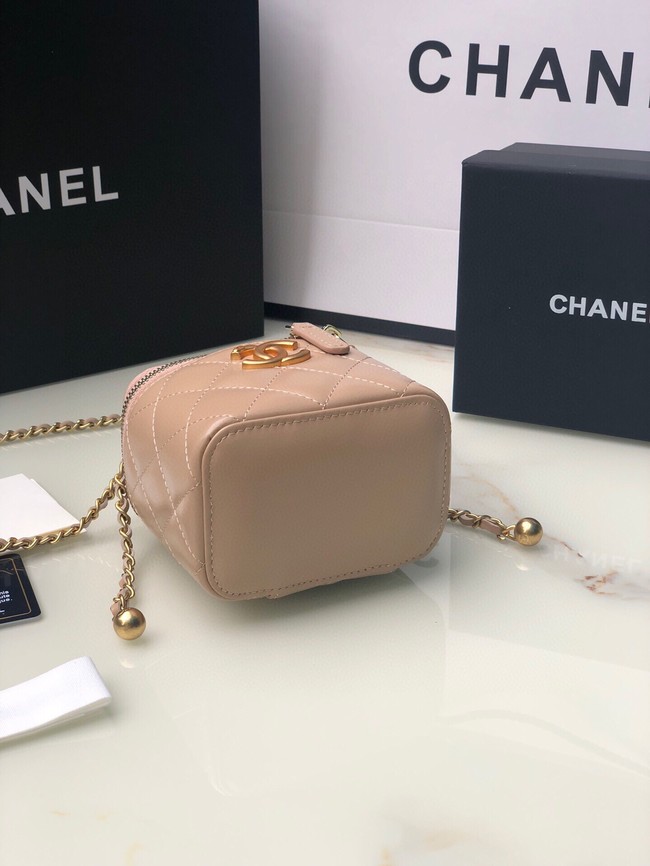 Chanel mini Shoulder Bag Lambskin & Gold-Tone Metal AP2292 pink