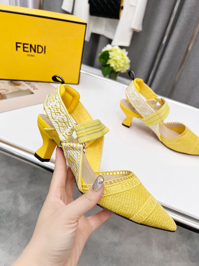 Fendi SANDAL 91029-3 Heel 5.5CM