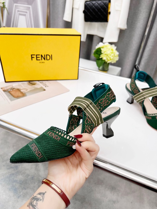 Fendi SANDAL 91029-4 Heel 5.5CM