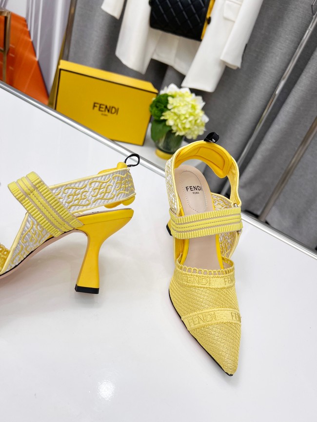 Fendi SANDAL 91030-1 Heel 8.5CM