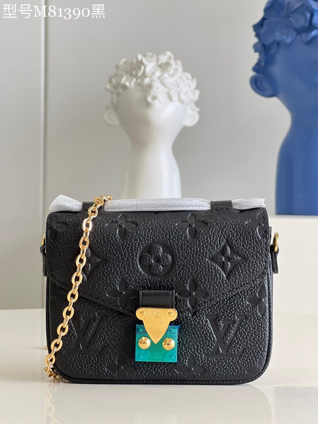 Louis Vuitton Monogram Empreinte POCHETTE METIS BB M81390 black