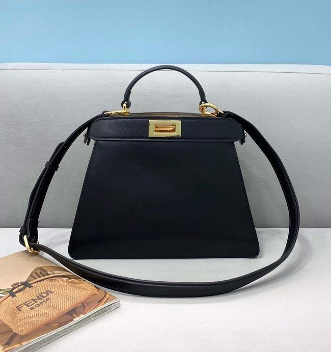 Fendi Peekaboo ISeeU MEDIUM leather bag 80011A black