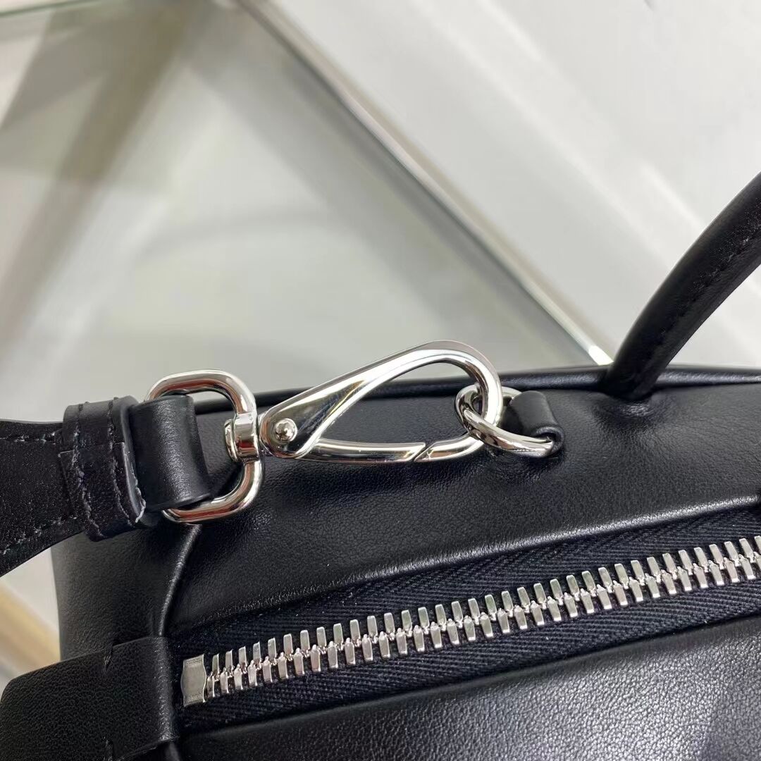 Prada Leather Triangle bag 1BB082 black