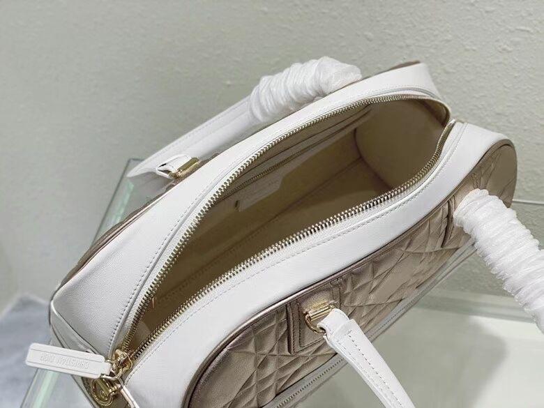 DIOR medium leather tote Bag C9189 gold