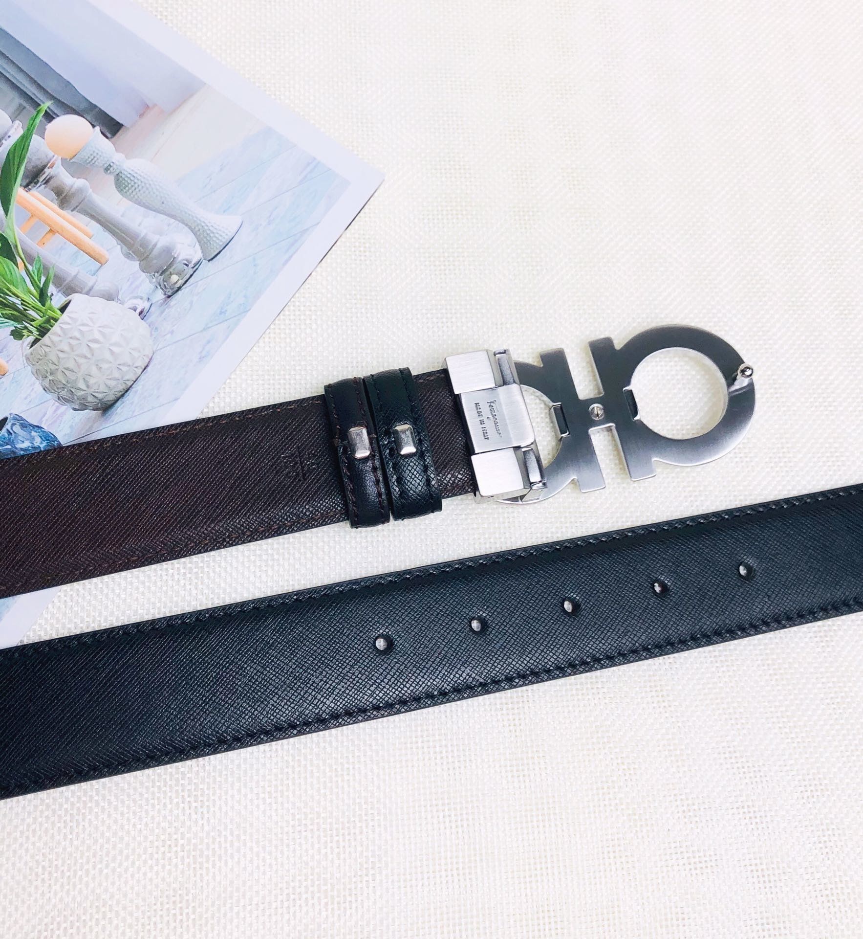 Ferragamo Belt 35MM SFB00006-3