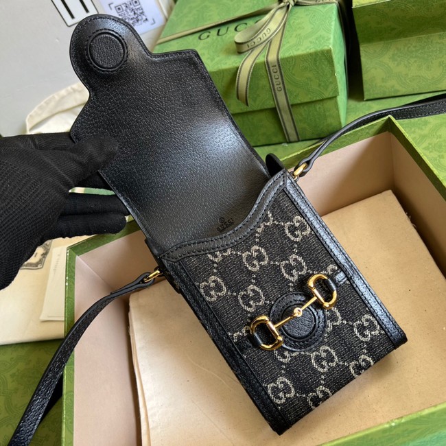 Gucci Horsebit 1955 mini bag 625615 black