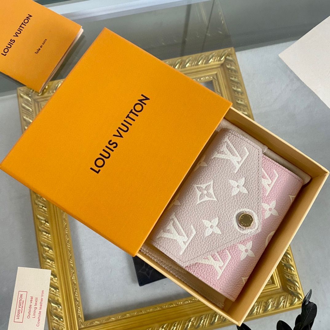 Louis Vuitton VICTORINE WALLET M81289 Pink&Yellow