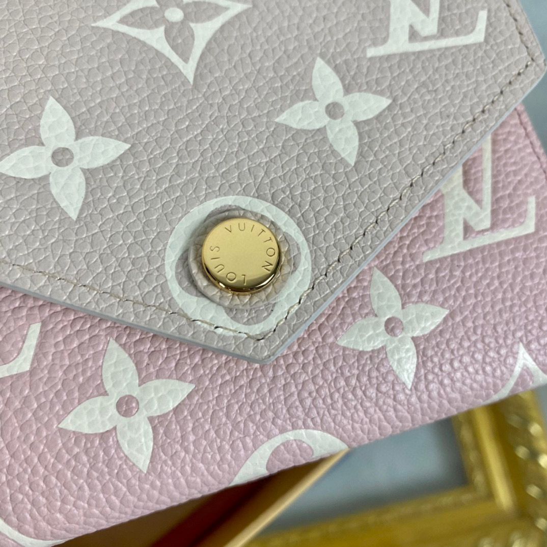 Louis Vuitton VICTORINE WALLET M81289 Pink&Yellow