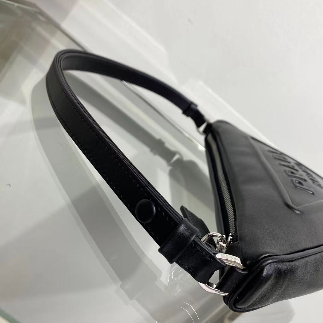 Prada Padded nappa leather handbag 1BE003 black