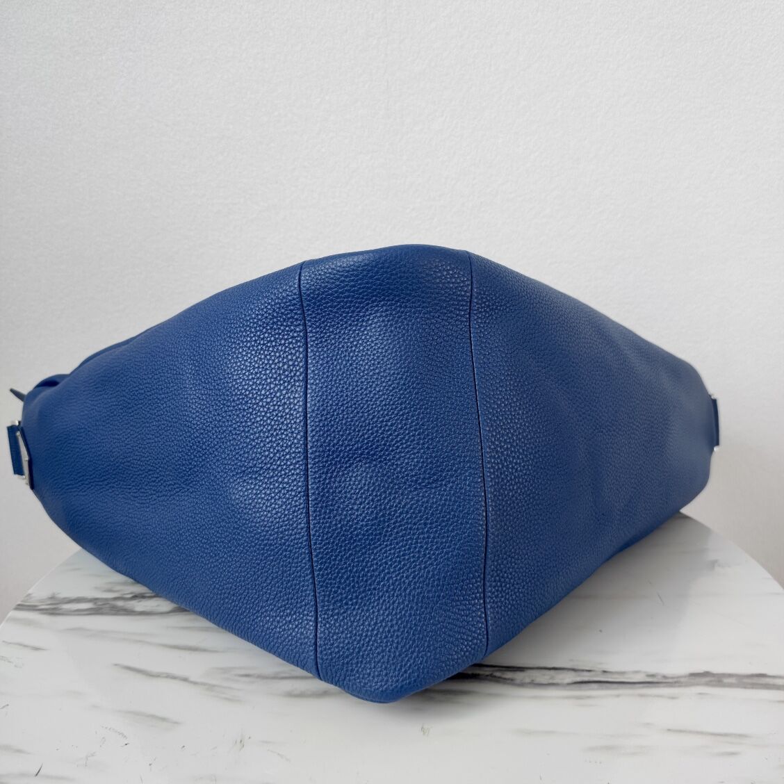 Prada Deer skin Leather Triangle shoulder bag 2VD012 blue