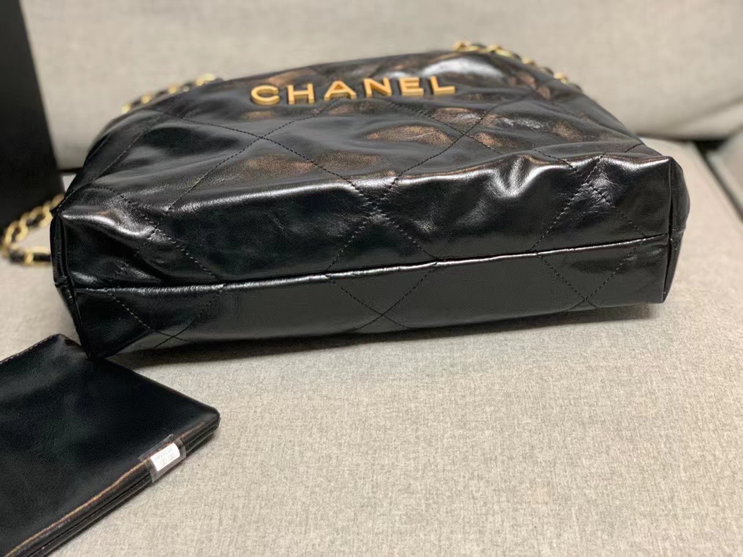 Chanel Calf leather shopping bag AS3261 black