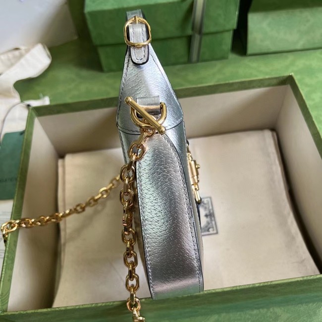 Gucci Jackie 1961 lame mini bag 675799 Silver