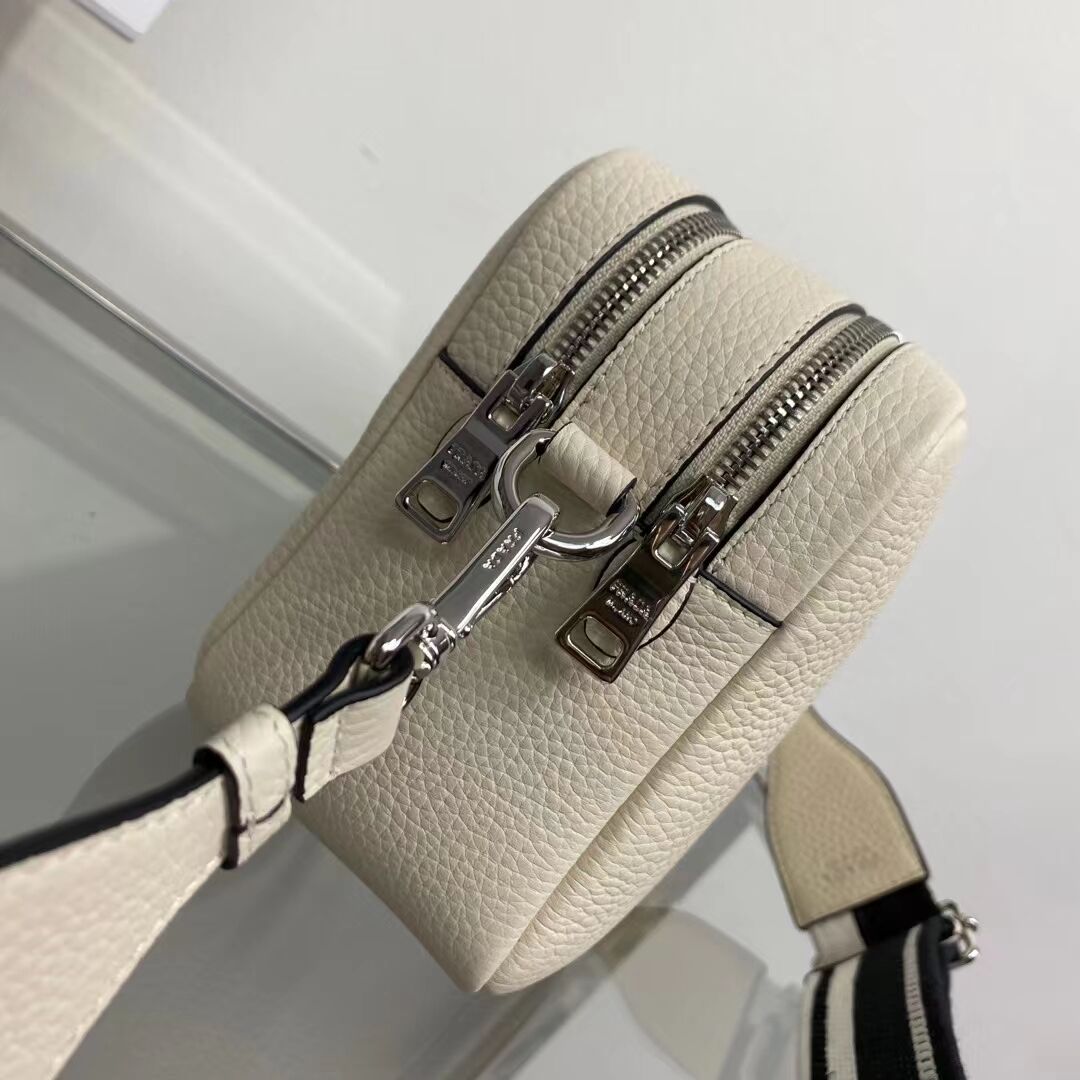 Prada Leather bag with shoulder strap 1BH082 white