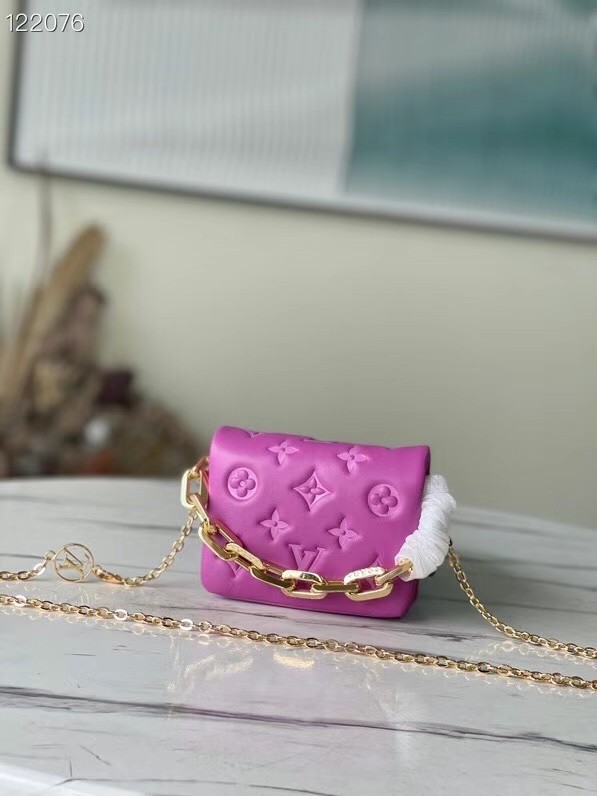 Louis vuitton WALLET ON STRAP BUBBLEGRAM M81125 Fuchsia