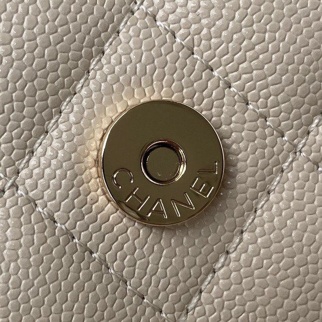 Chanel Grained Calfskin small Shoulder Bag AP33814 apricot