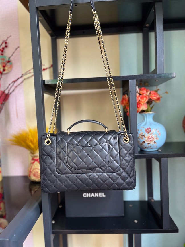 Chanel lambskin Shoulder Bag AS3335 black