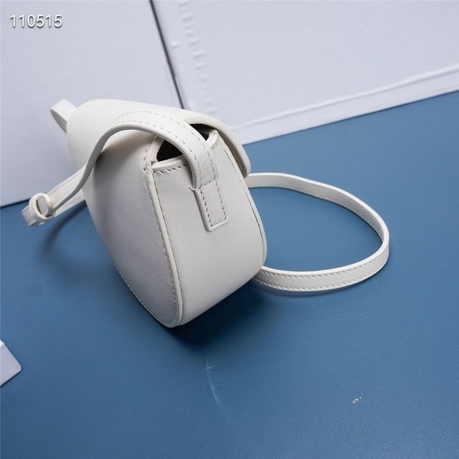 Celine FOLCO CUIR TRIOMPHE IN SMOOTH CALFSKIN 10J303 WHITE