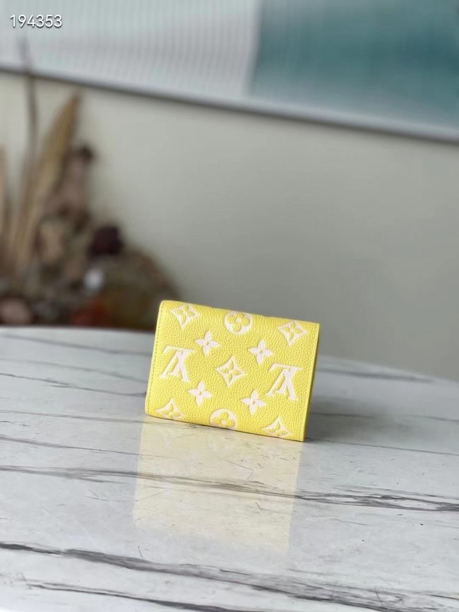 Louis Vuitton VICTORINE WALLET M81428 Lemon Curd Yellow