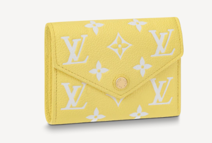 Louis Vuitton VICTORINE WALLET M81428 Lemon Curd Yellow